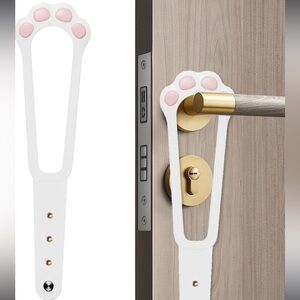 5for$10 Cat Door Holder Latch Adjustable Holder Pet Household Accessories White